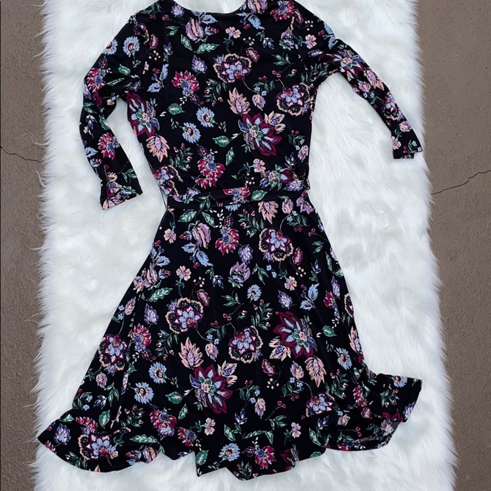 Leota dress black floral women’s size small - Picture 8 of 8